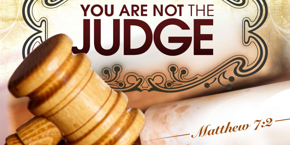 Why we should not judge others